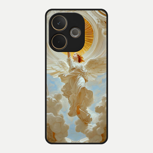  Divine Light Angel Glass Case For Oppo A5 Pro back cover – full design glossy printed glass finish