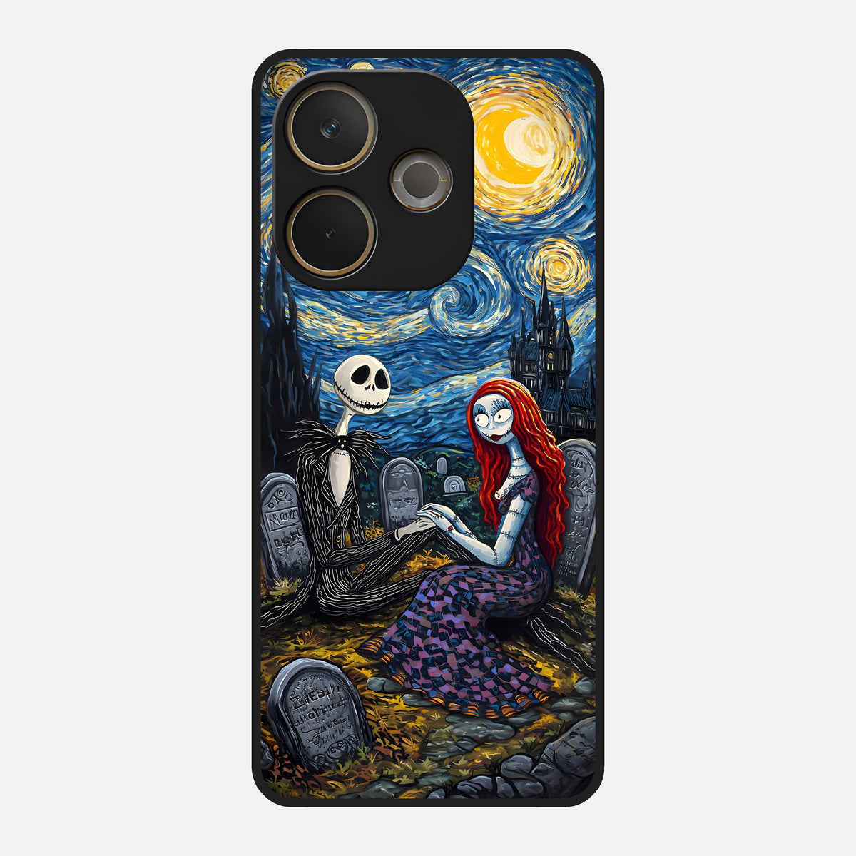  Eternal Night Love Glass Case For Oppo A5 Pro back cover – full design glossy printed glass finish