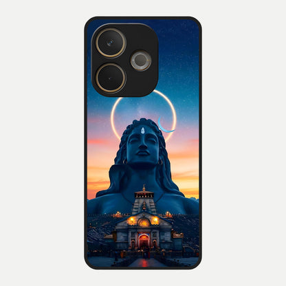  Eternal Shiva Aura Glass Case For Oppo A5 Pro back cover – full design glossy printed glass finish