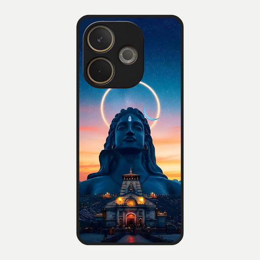  Eternal Shiva Aura Glass Case For Oppo A5 Pro back cover – full design glossy printed glass finish