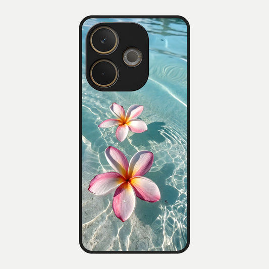  Floating Bloom Bliss Glass Case For Oppo A5 Pro back cover – full design glossy printed glass finish
