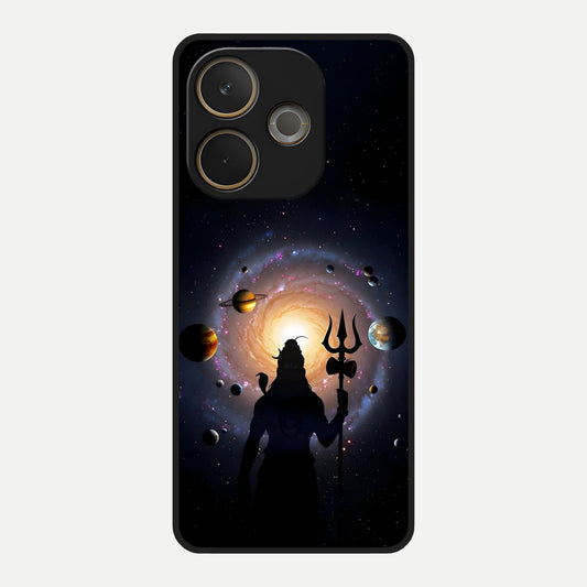  Galactic Shiva Vision Glass Case For Oppo A5 Pro back cover – full design glossy printed glass finish