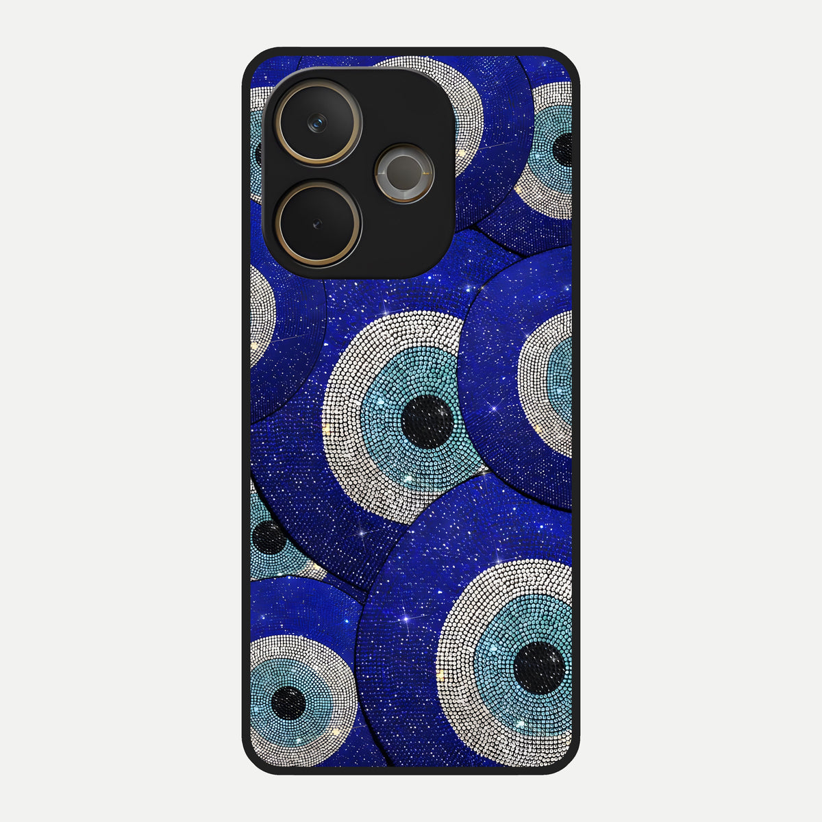  Galaxy Eye Flow Glass Case For Oppo A5 Pro back cover – full design glossy printed glass finish