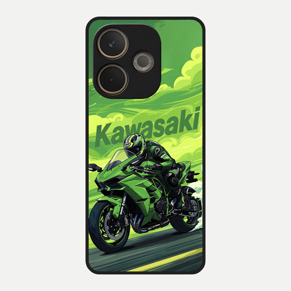  Greenery Sky Glass Case For Oppo A5 Pro back cover – full design glossy printed glass finish