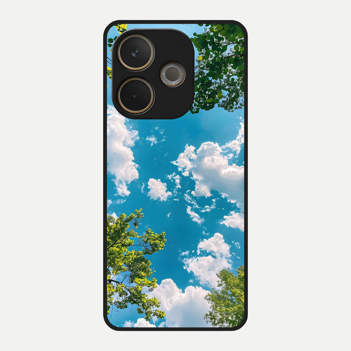  Green Moon Energy Glass Case For Oppo A5 Pro back cover – full design glossy printed glass finish