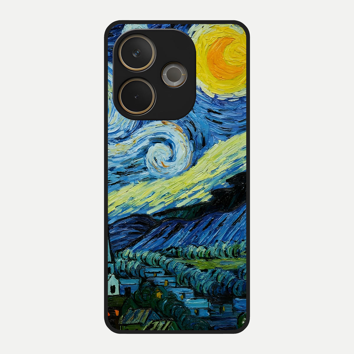  Inspired Van Gogh Art Glass Case For Oppo A5 Pro back cover – full design glossy printed glass finish