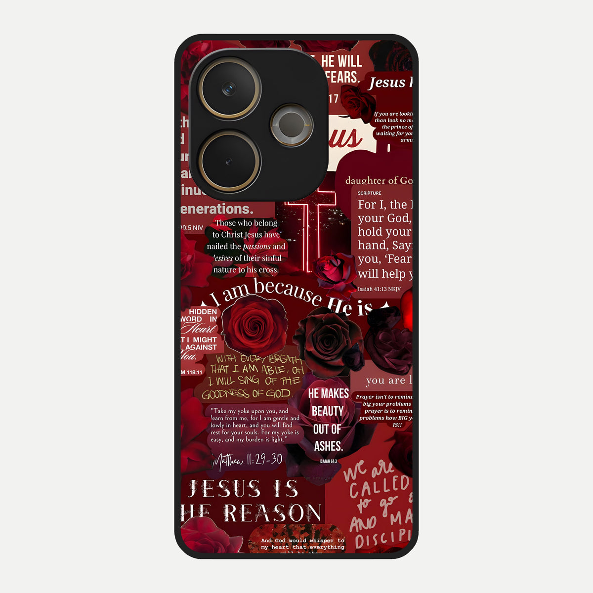  Jesus Love Heals Glass Case For Oppo A5 Pro back cover – full design glossy printed glass finish