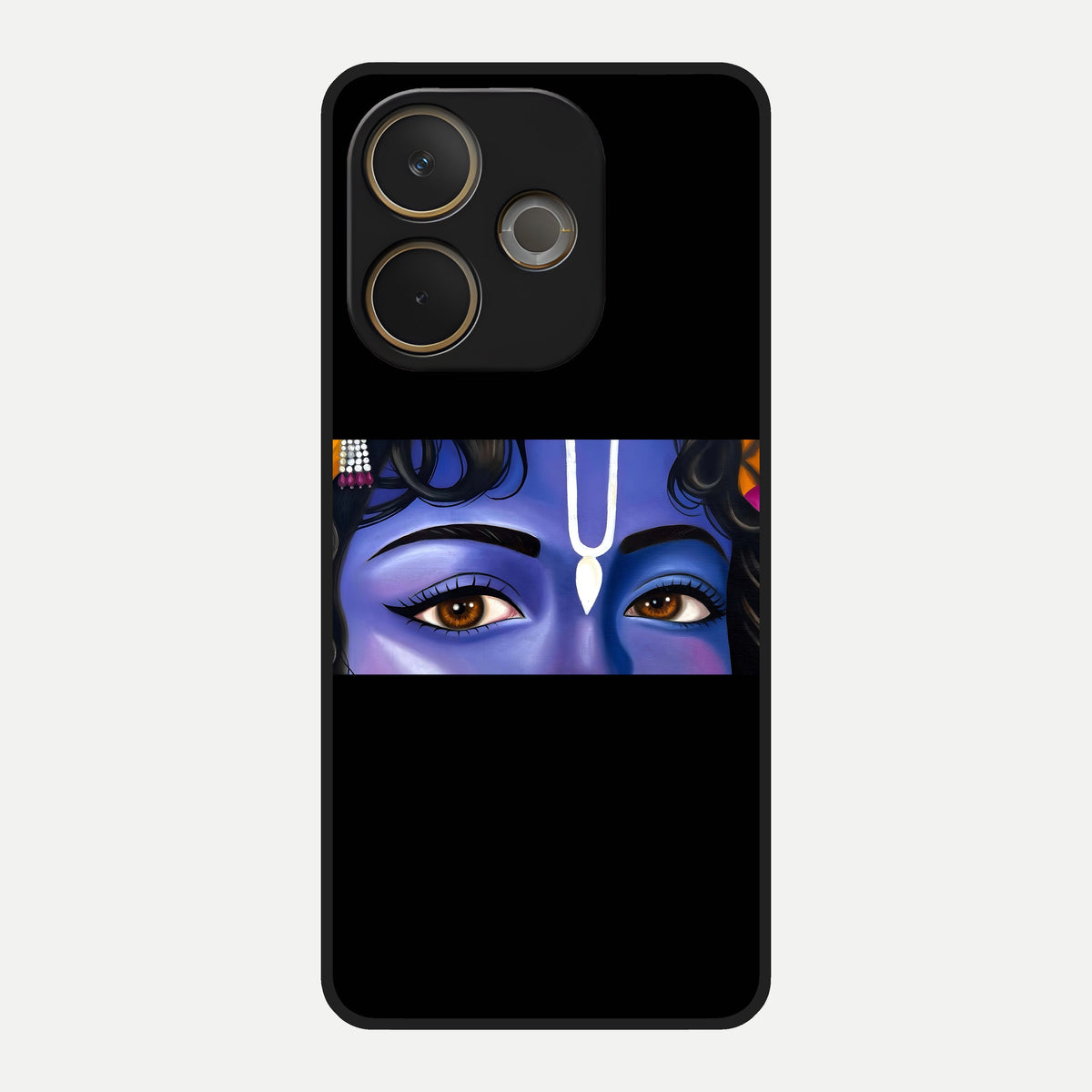  Krishna Eye Glass Case For Oppo A5 Pro back cover – full design glossy printed glass finish