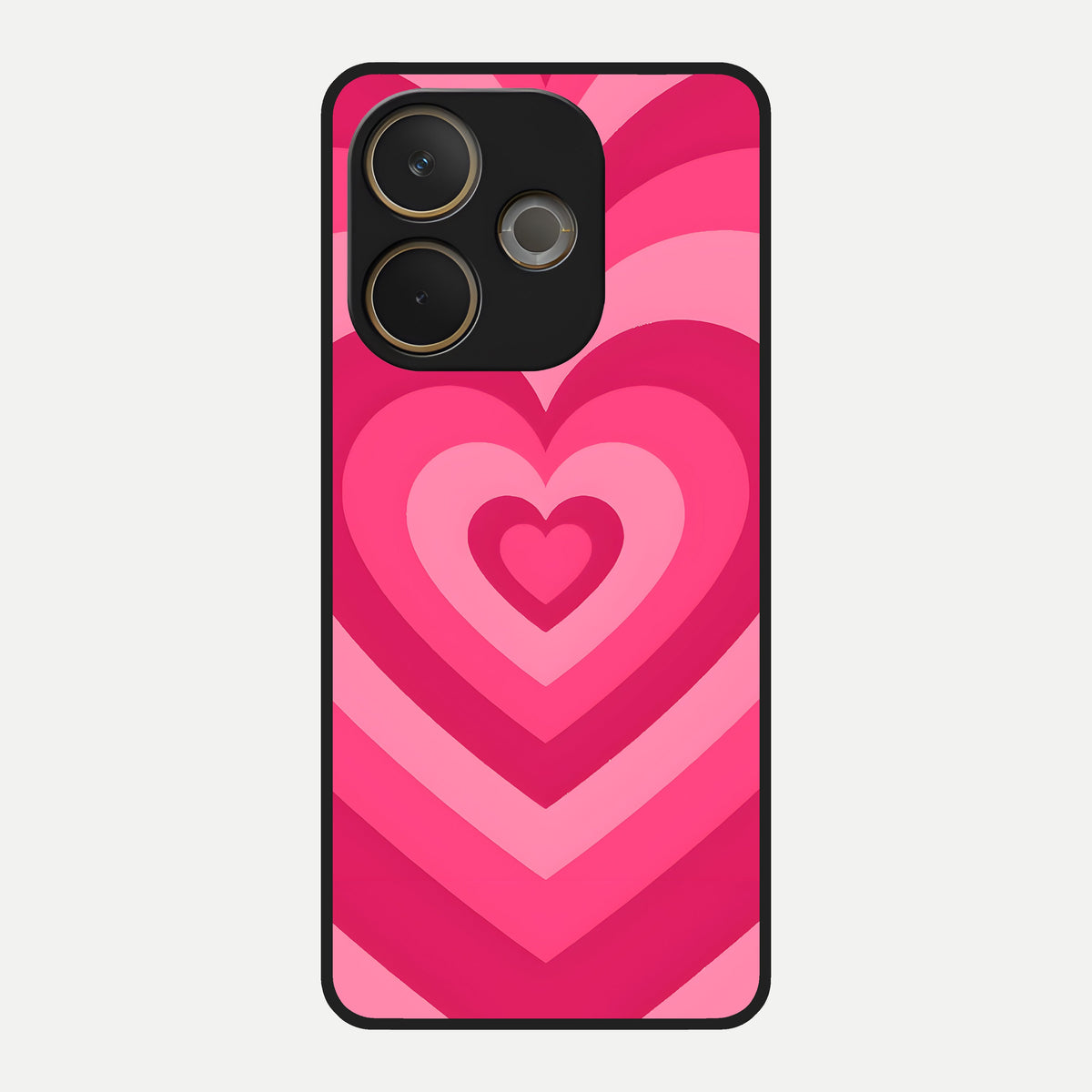  Layered Love Hearts Glass Case For Oppo A5 Pro back cover – full design glossy printed glass finish