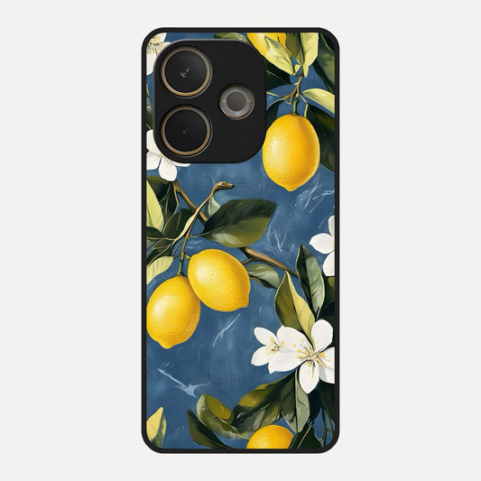  Lemon Dream Garden Glass Case For Oppo A5 Pro back cover – full design glossy printed glass finish
