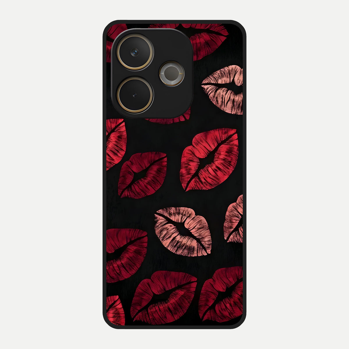  Midnight Kiss Love Glass Case For Oppo A5 Pro back cover – full design glossy printed glass finish
