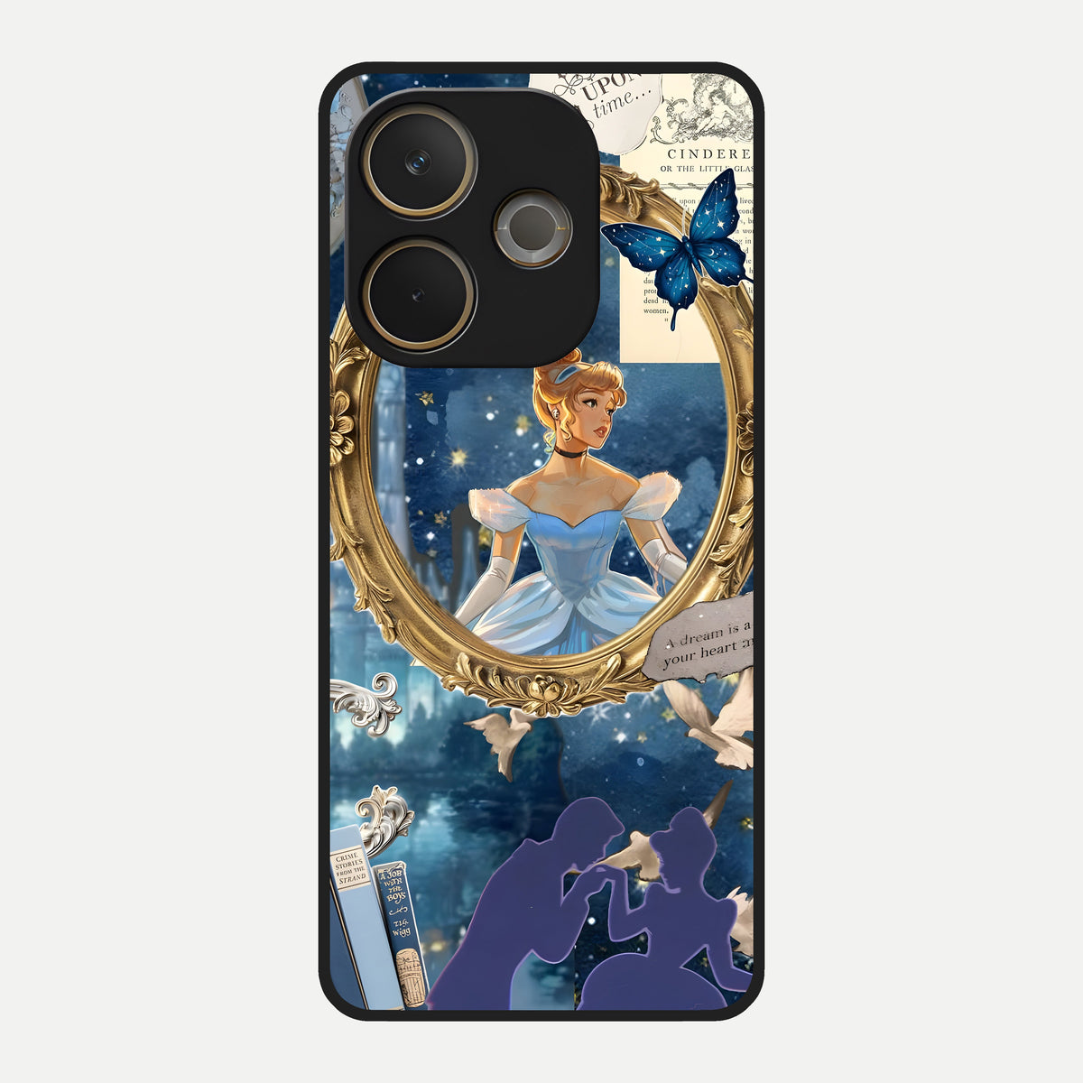  Midnight Queen Glass Case For Oppo A5 Pro back cover – full design glossy printed glass finish