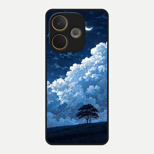  Midnight Sky Serenity Glass Case For Oppo A5 Pro back cover – full design glossy printed glass finish