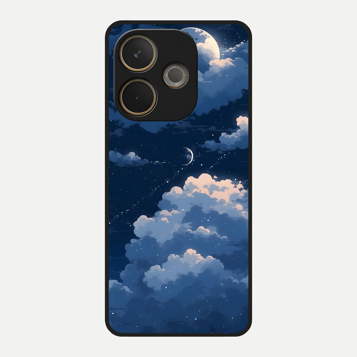  Moon Dream Haze Glass Case For Oppo A5 Pro back cover – full design glossy printed glass finish