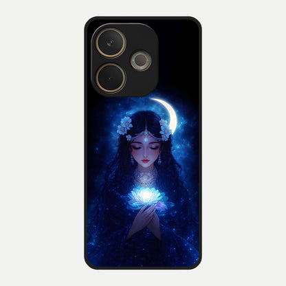  Mystic Moon Queen Glass Case For Oppo A5 Pro back cover – full design glossy printed glass finish