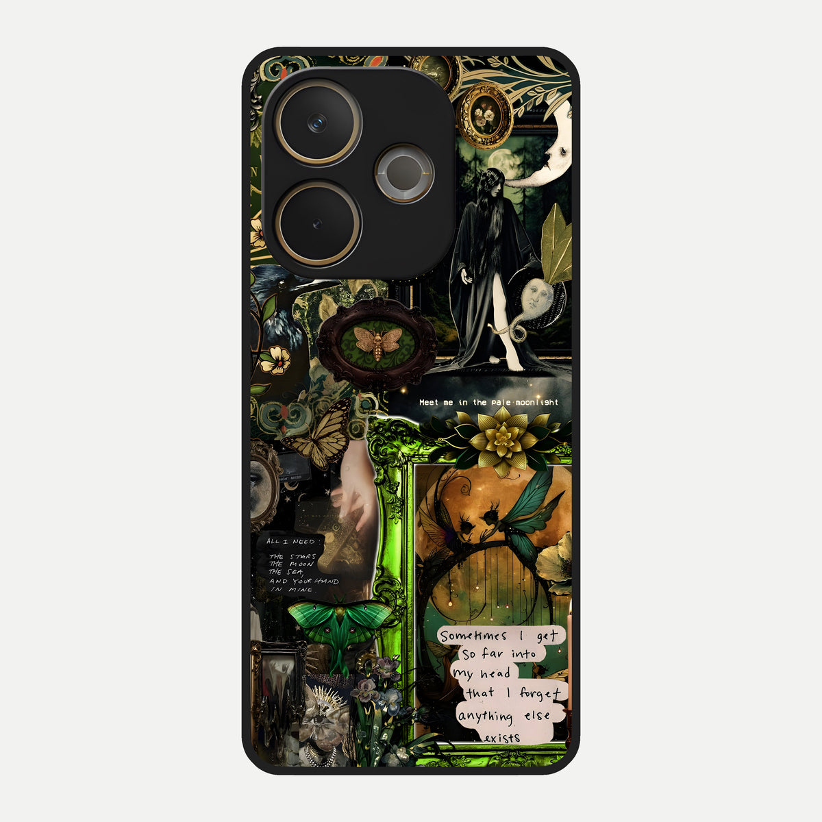  Mystic Woods Secret Glass Case For Oppo A5 Pro back cover – full design glossy printed glass finish
