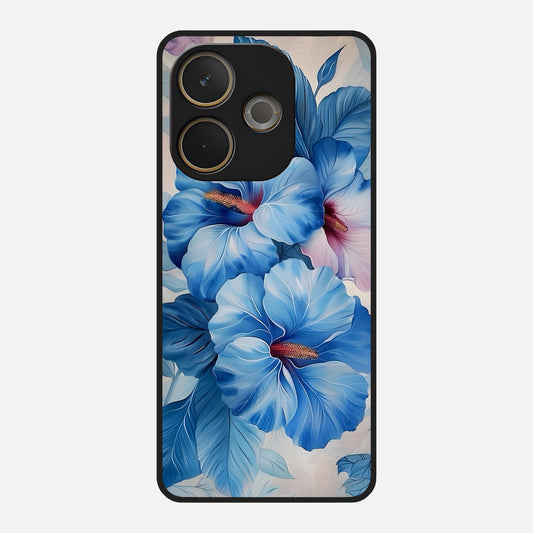  Ocean Hibiscus Grace Glass Case For Oppo A5 Pro back cover – full design glossy printed glass finish