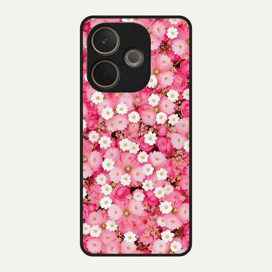  Pink Daisy Bliss Glass Case For Oppo A5 Pro back cover – full design glossy printed glass finish
