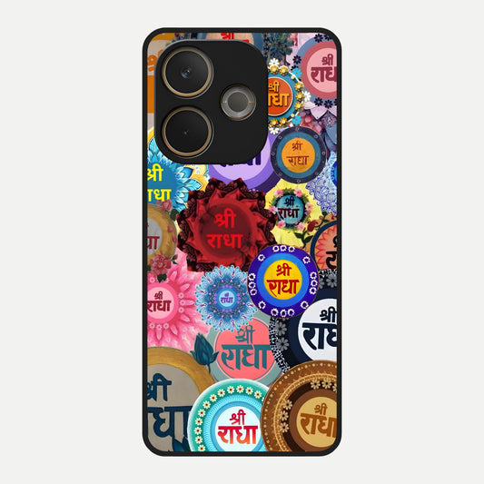  Radha Divine Bloom Glass Case For Oppo A5 Pro back cover – full design glossy printed glass finish