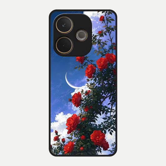  Rose Drift Flowers Glass Case For Oppo A5 Pro back cover – full design glossy printed glass finish