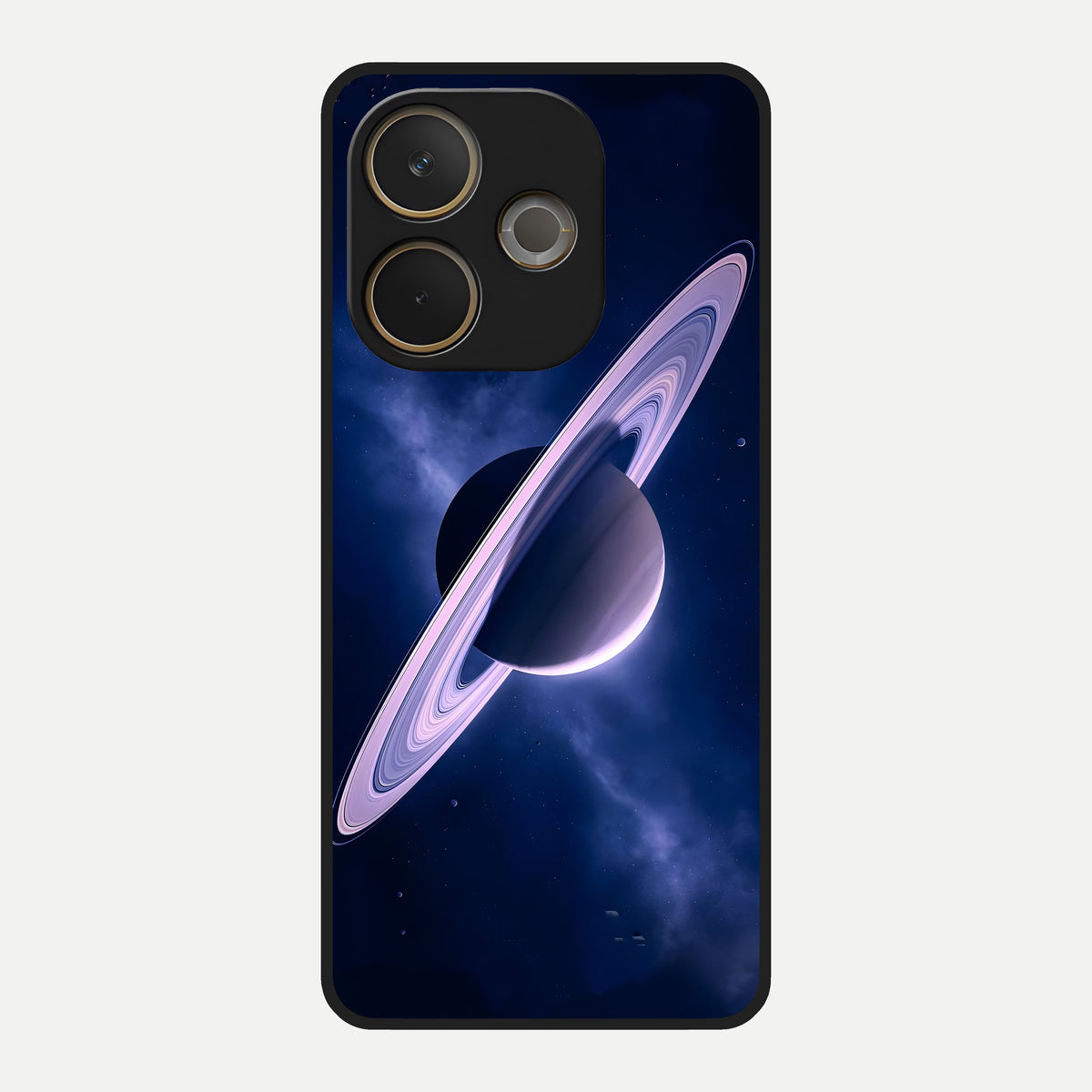 Saturn Ring Mystique Glass Case For Oppo A5 Pro back cover – full design glossy printed glass finish