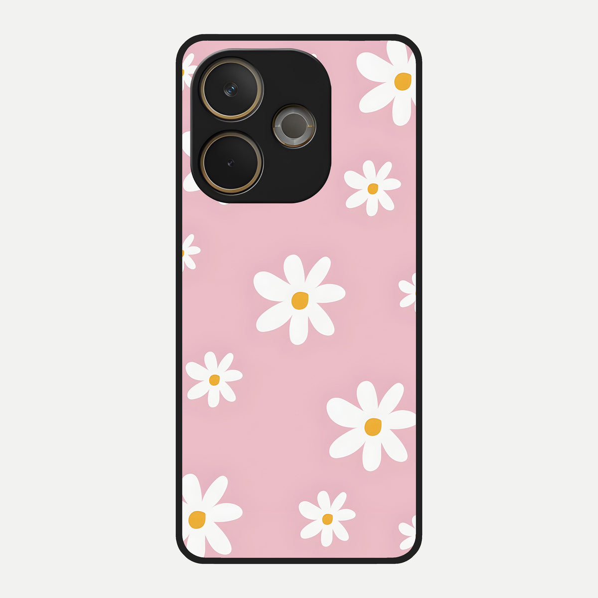  Soft Daisy Bliss Glass Case For Oppo A5 Pro back cover – full design glossy printed glass finish