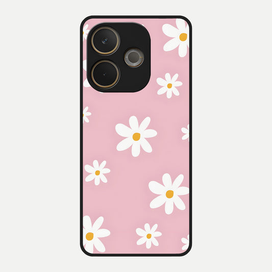  Soft Daisy Bliss Glass Case For Oppo A5 Pro back cover – full design glossy printed glass finish