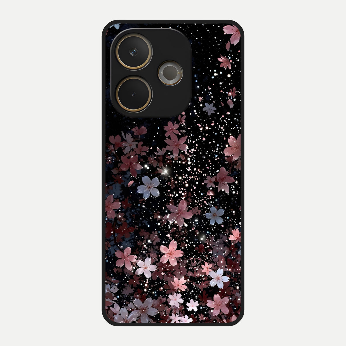  Starlit Flower Dreams Glass Case For Oppo A5 Pro back cover – full design glossy printed glass finish
