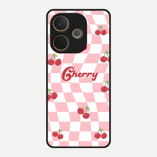  Sweet Cherry Vibes Glass Case For Oppo A5 Pro back cover – full design glossy printed glass finish