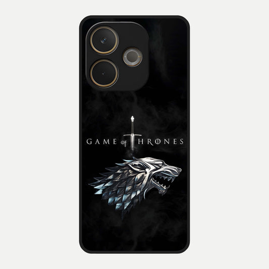  Throne Wolf Legacy Glass Case For Oppo A5 Pro back cover – full design glossy printed glass finish