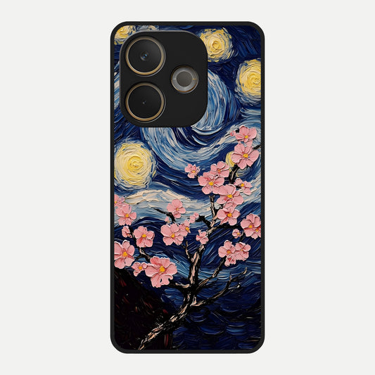  Van Gogh Scenery Glass Case For Oppo A5 Pro back cover – full design glossy printed glass finish