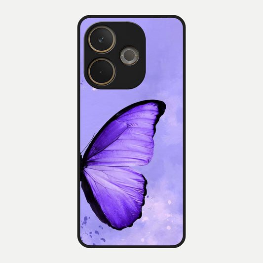  Violet Dream Wing Glass Case For Oppo A5 Pro back cover – full design glossy printed glass finish