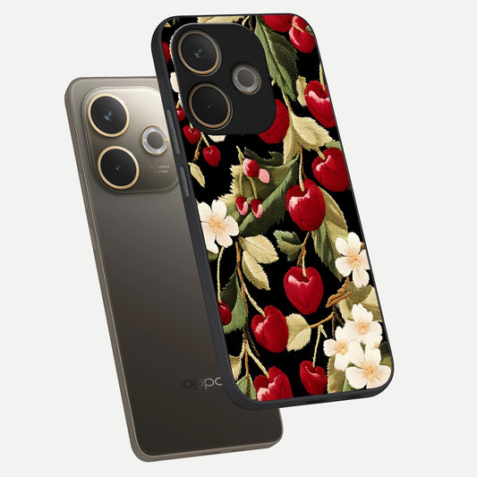  Blooming Spendor Bird phone case For Oppo A5 Pro showing premium glass back cover with detailed artwork
