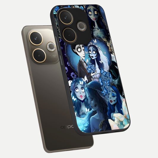  Butterfly Ghost Soul phone case For Oppo A5 Pro showing premium glass back cover with detailed artwork