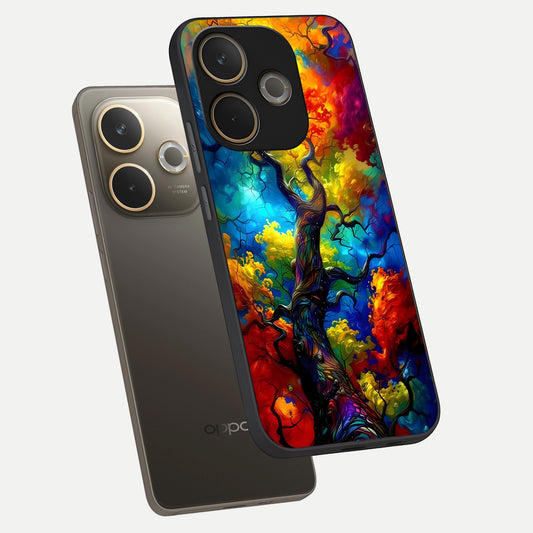  Colorful Soda Bottles phone case For Oppo A5 Pro showing premium glass back cover with detailed artwork