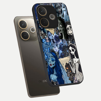  Corpse Bride Posters phone case For Oppo A5 Pro showing premium glass back cover with detailed artwork