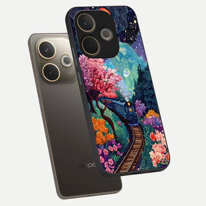  Digital Art phone case For Oppo A5 Pro showing premium glass back cover with detailed artwork