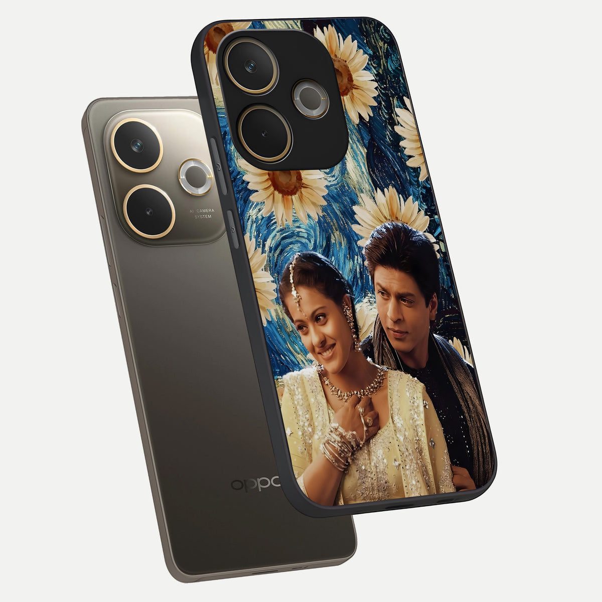  Eternal Love Story phone case For Oppo A5 Pro showing premium glass back cover with detailed artwork