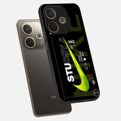  Neon Street Edition phone case For Oppo A5 Pro showing premium glass back cover with detailed artwork