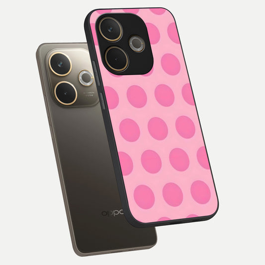  Sweet Dot Dreams phone case For Oppo A5 Pro showing premium glass back cover with detailed artwork