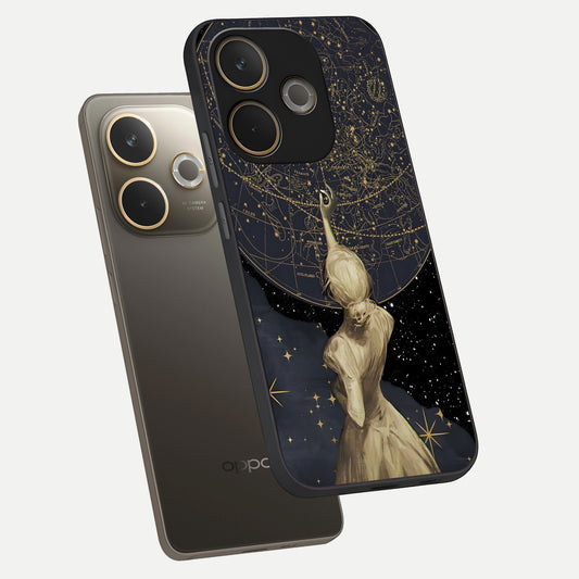  Taylor Swift Girl phone case For Oppo A5 Pro showing premium glass back cover with detailed artwork