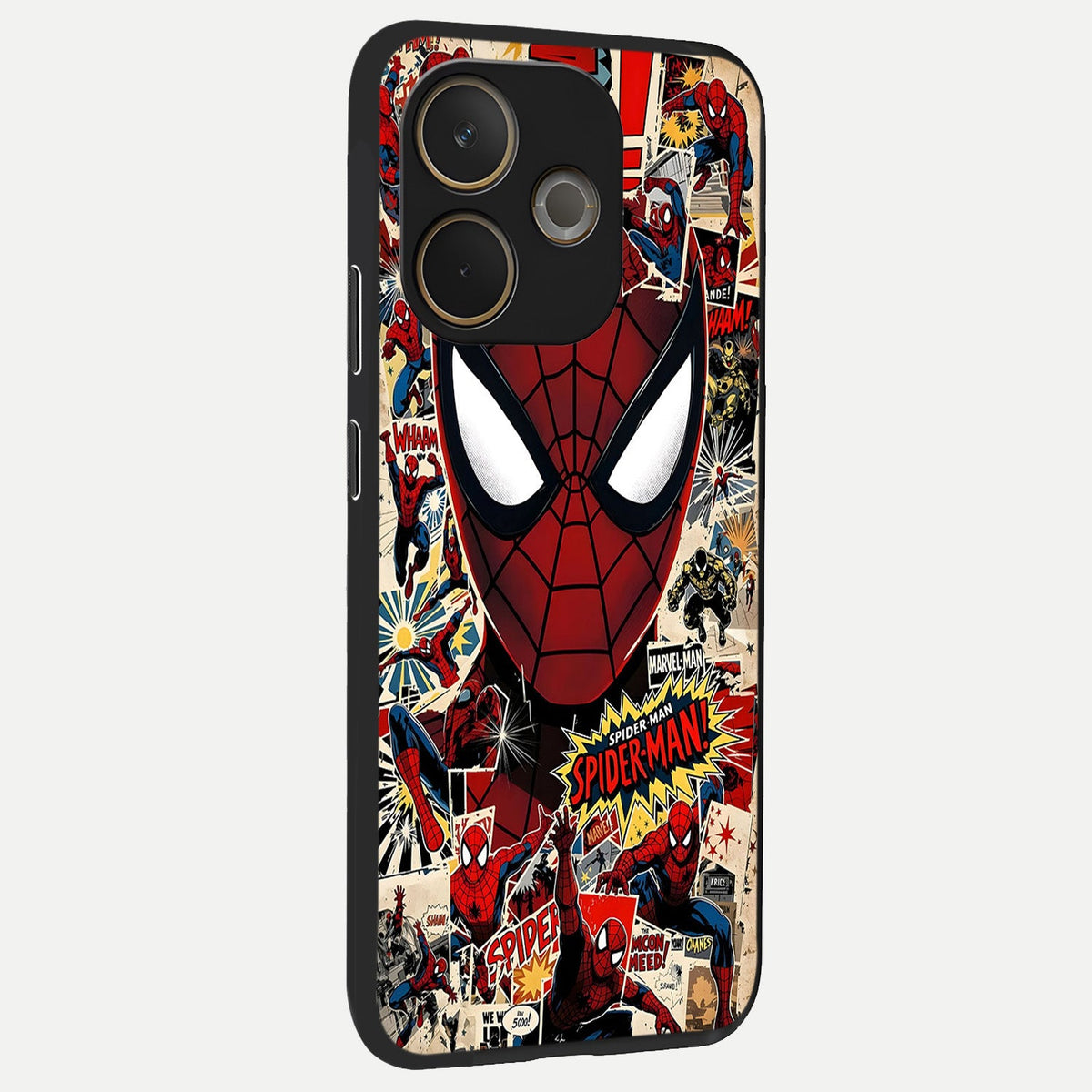  Aesthetic Wonder Spider back cover For Oppo A5 Pro slim fit glass case with vibrant aesthetic design