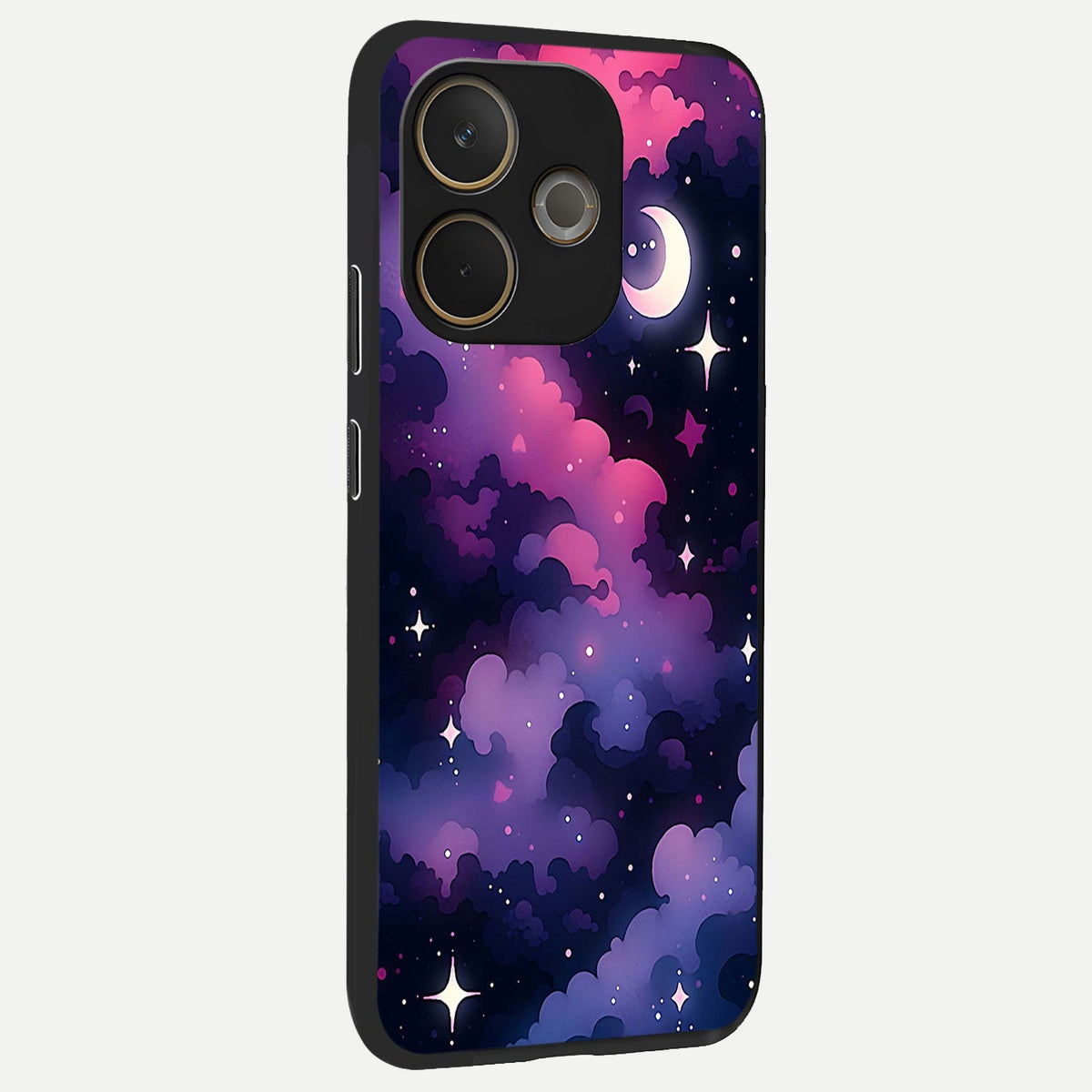  Celestial Moon Magic back cover For Oppo A5 Pro slim fit glass case with vibrant aesthetic design