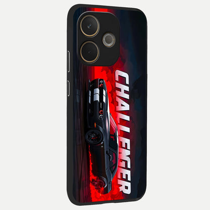  Crimson Challenger Fury back cover For Oppo A5 Pro slim fit glass case with vibrant aesthetic design