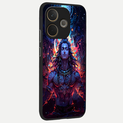  Divine Fire Shiv back cover For Oppo A5 Pro slim fit glass case with vibrant aesthetic design