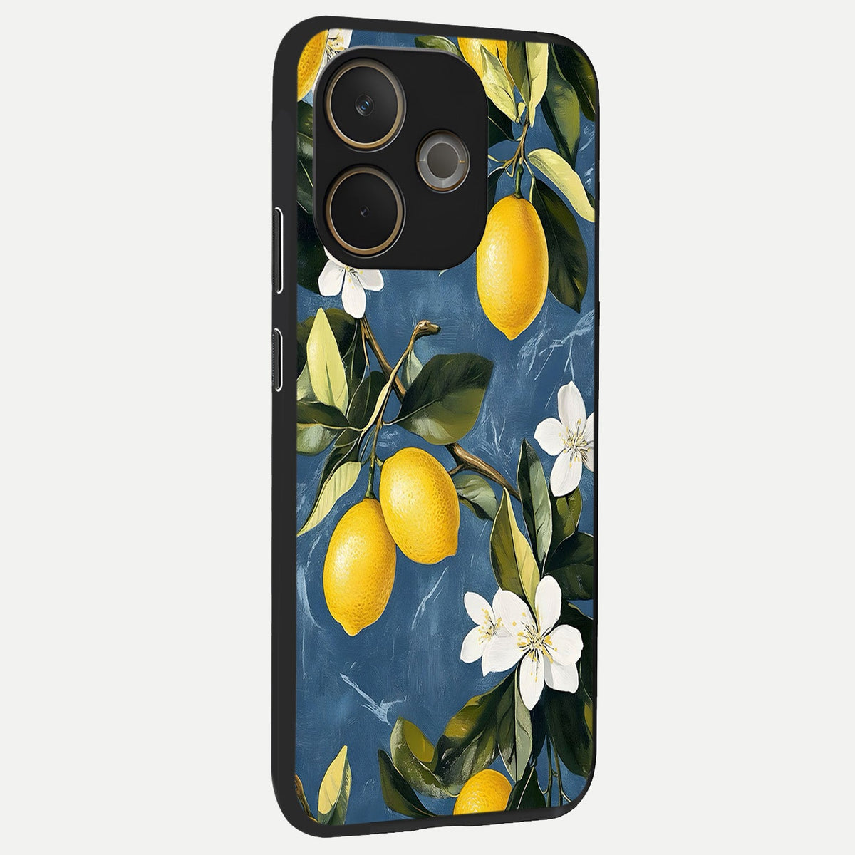  Lemon Dream Garden back cover For Oppo A5 Pro slim fit glass case with vibrant aesthetic design