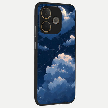  Moon Dream Haze back cover For Oppo A5 Pro slim fit glass case with vibrant aesthetic design