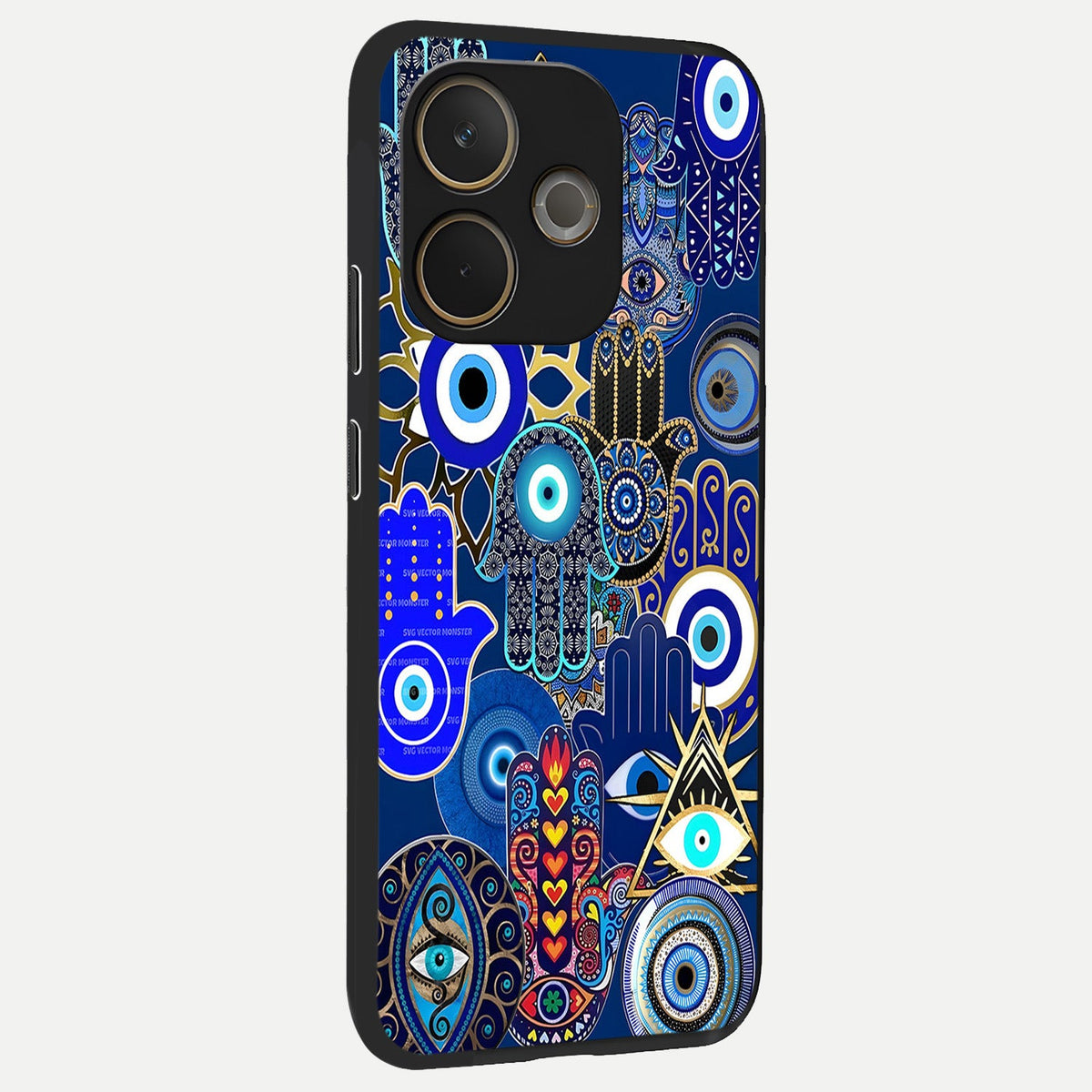  Mystic Palm Guard back cover For Oppo A5 Pro slim fit glass case with vibrant aesthetic design