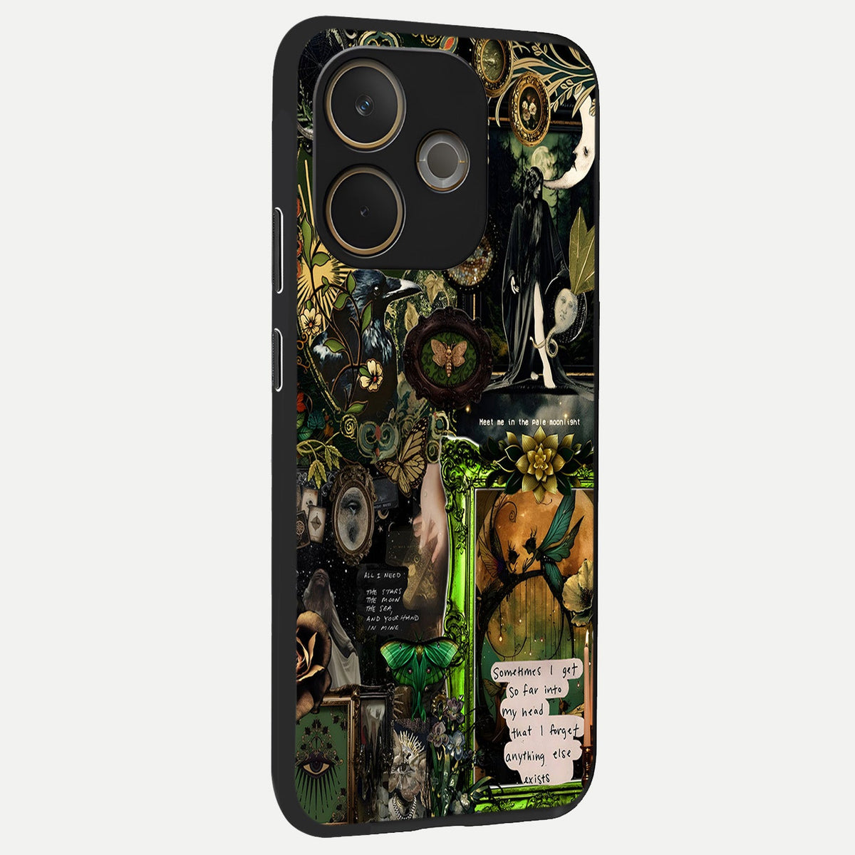  Mystic Woods Secret back cover For Oppo A5 Pro slim fit glass case with vibrant aesthetic design