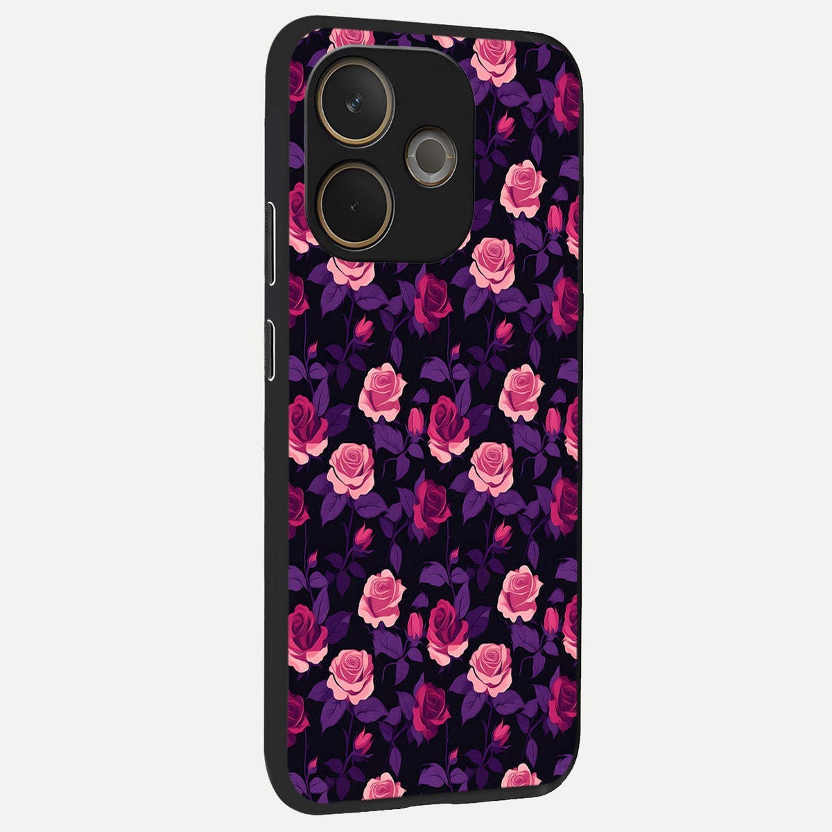  Rose Garden Twilight back cover For Oppo A5 Pro slim fit glass case with vibrant aesthetic design